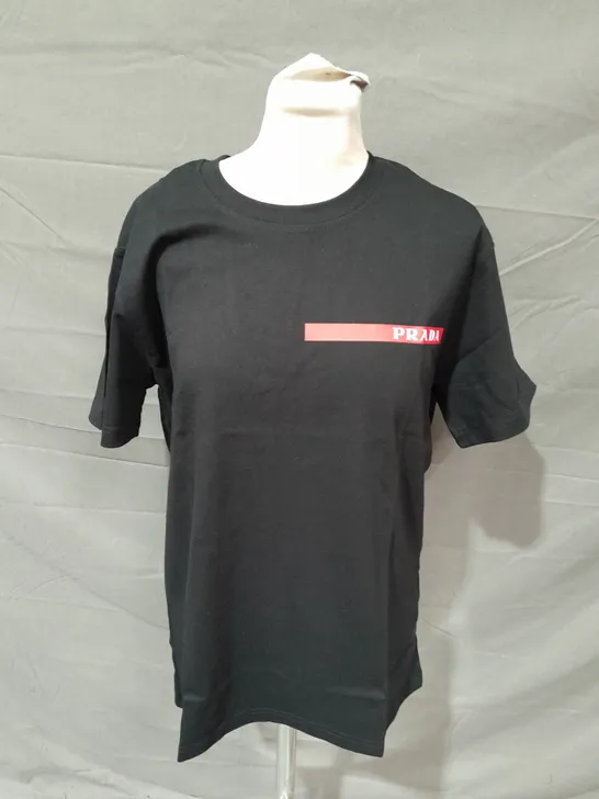 PRADA BASIC BLACK T-SHIRT - XL