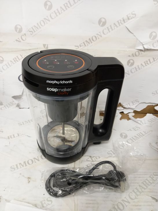 MORPHY RICHARDS CLARITY SOUP MAKER