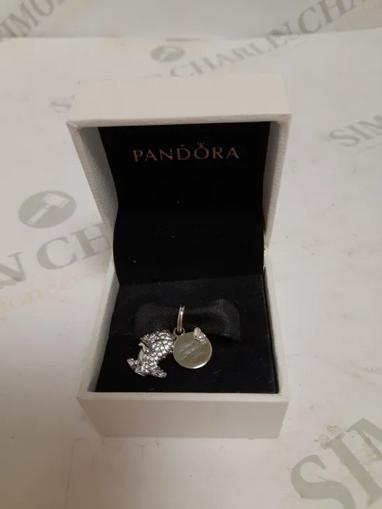 PANDORA PAVÉ DINOSAUR DANGLE CHARM