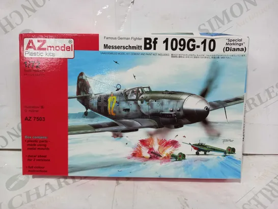 AZ MODEL PLASTIC KITS - MESSERSCHMITT BF 109G-10 MODEL KIT