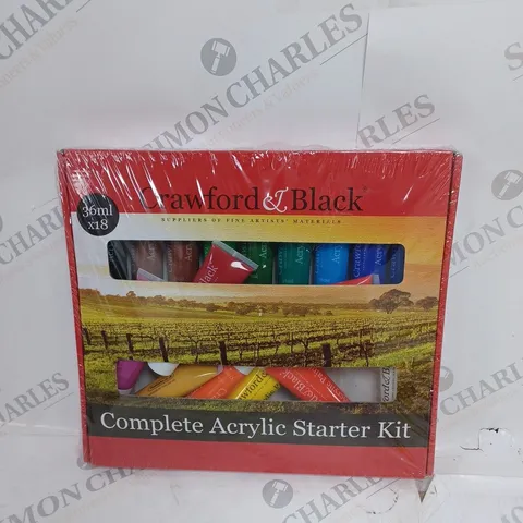 CRAWFORD AND BLACK COMPLETE ACRYLIC STARTER KIT