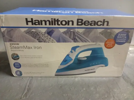 HAMILTON BEACH 2200W STEAM MAX IRON