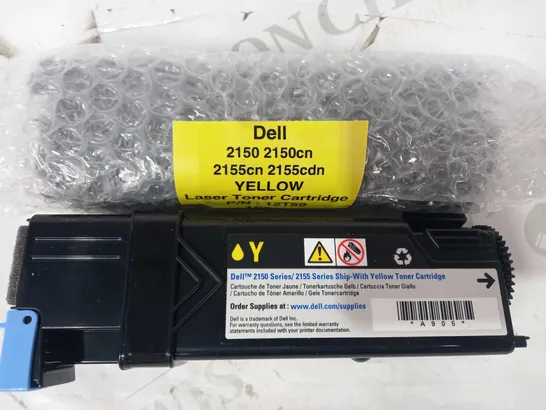 LOT OF 2 X DELL 2150/2155 SERIES YELLOW TONER CARTRIDGE