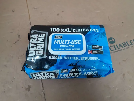 ULTRA GRIME 100 XXL CLOTHWIPES