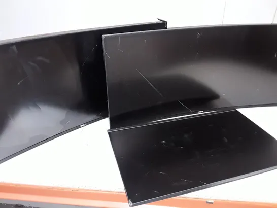 LOT OF 3 DELL FLAT PANEL MONITORS  / COLLECTION ONLY