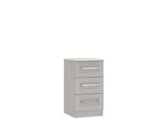 BOXED CAMBERLEY 3 DRAWER CHEST - WHITE  RRP £79