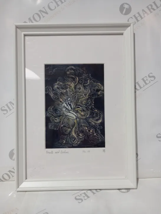 SIGNED AND FRAMED "BREATH AND ENDURE" NO.10 ART PRINT