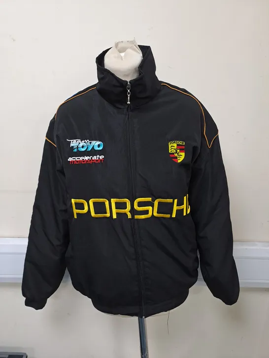 PORSCHE LOGO ZIP JACKET SIZE UNSPECIFIED