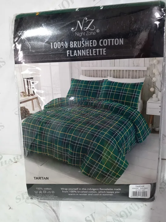 NIGHT ZONE FLANNELETTE DOUBLE DUVET SET