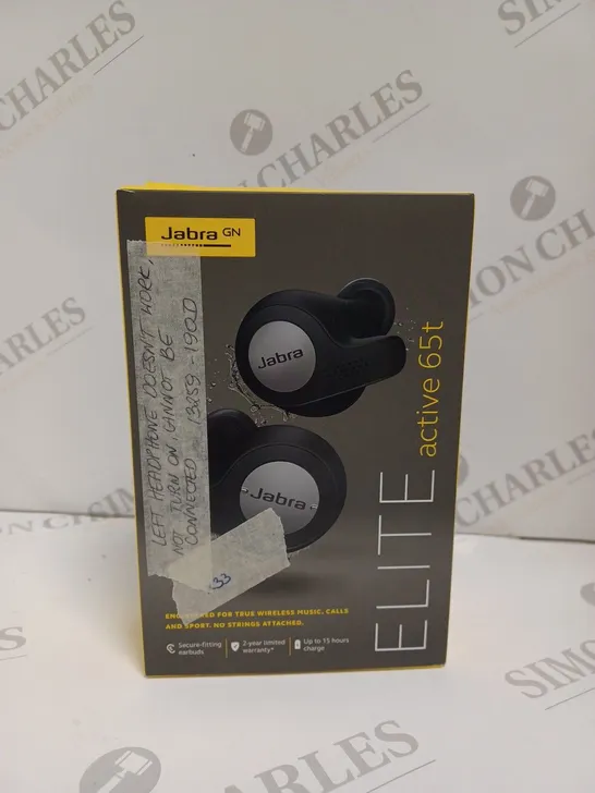 BOXED JABRA ELITE ACTIVE 65T EARBUDS