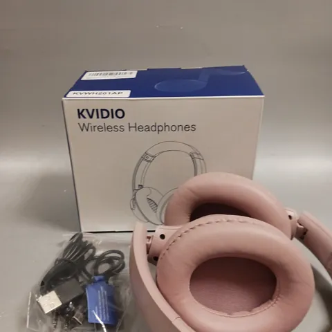 BOXED KVIDIO WIRELESS BLUETOOTH HEADPHONES 