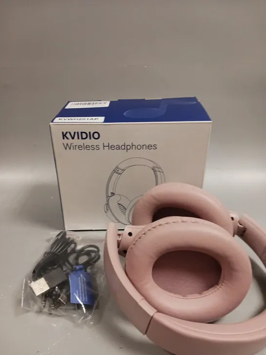BOXED KVIDIO WIRELESS BLUETOOTH HEADPHONES 