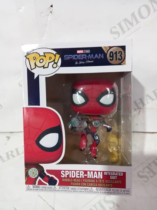 FUNKO POP MARVEL SPIDER-MAN NO WAY HOME 913 SPIDER-MAN INTEGRATED SUIT BOBBLE-HEAD