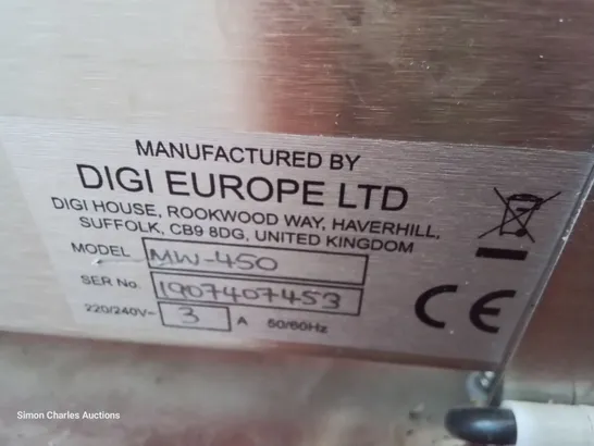 DIGI EUROPE MW450 MEAT WRAPPING MACHINE WITH CUTTING BLOCK