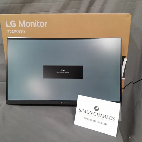 BOXED LG 22" 100HZ MONITOR - 22MR410