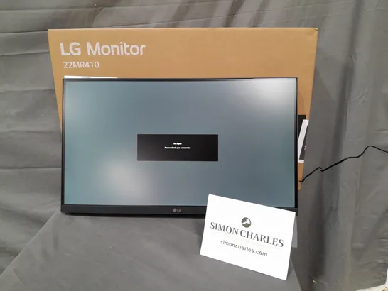 BOXED LG 22" 100HZ MONITOR - 22MR410