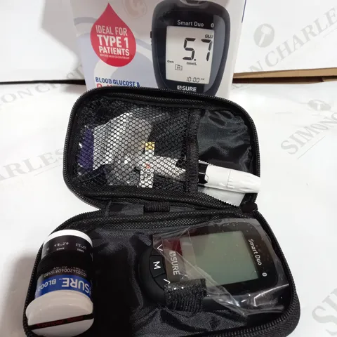 SURE SMART DUO BLOOD GLUCOSE & B-KETONE MONITORING SYSTEM 