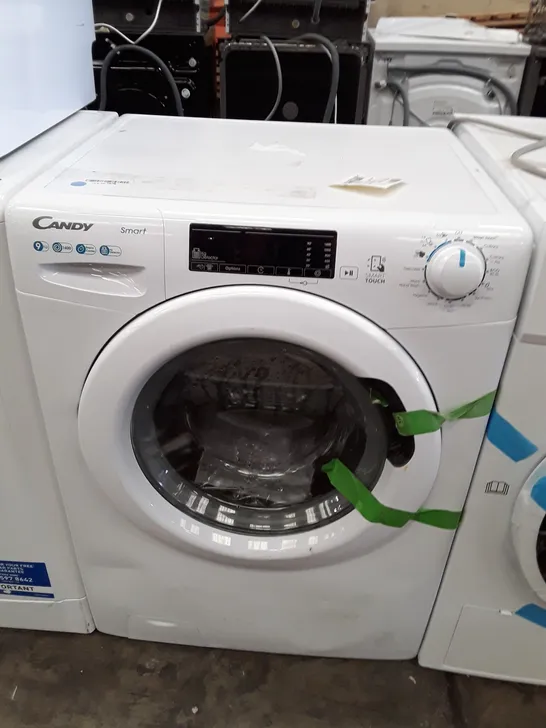 CANDY 9KG FREESTANDING WASHING MACHINE IN WHITE, MODEL: CS149TW4/1-80