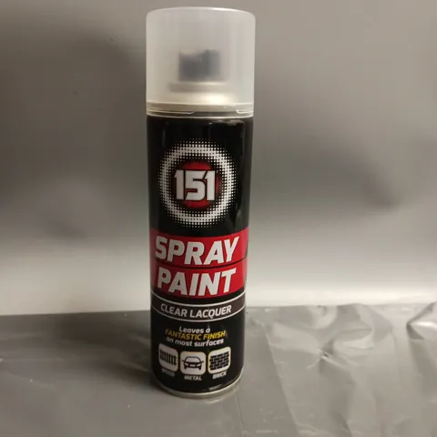 LOT OF 12 151 CLEAR LACQUER SPRAY PAINT 