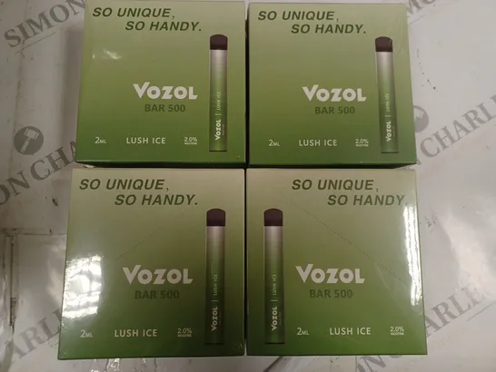 BOX OF 40 VOZOL 2% BAR 500 LUSH ICE E-CIGARETTES