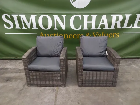 BRAND NEW KANSAS RATTAN SOFA SET WITH RISING TABLE IN GREY 