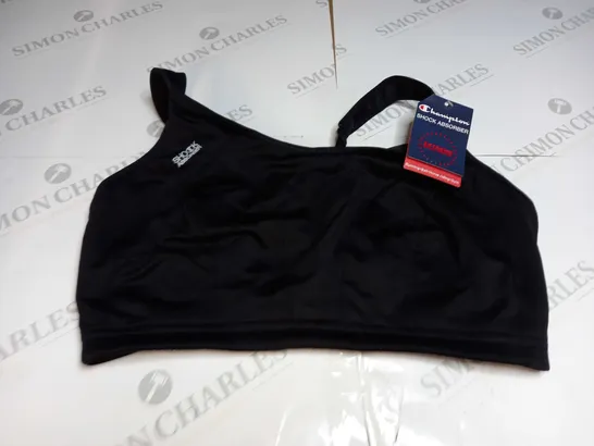 CHAMPION SHOCK ABSORBER MULTI BRA IN BLACK - 36GG