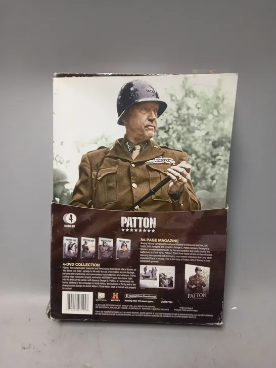 HISTORY PATTON 4 DVD & MAGAZINE COLLECTION 