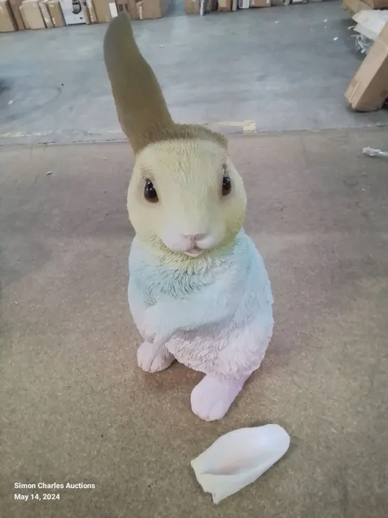 BOXED GARDEN RAINBOW BUNNY 