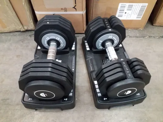 HALF HUMAN ADJUSTABLE DUMBBELLS (2X25KG)