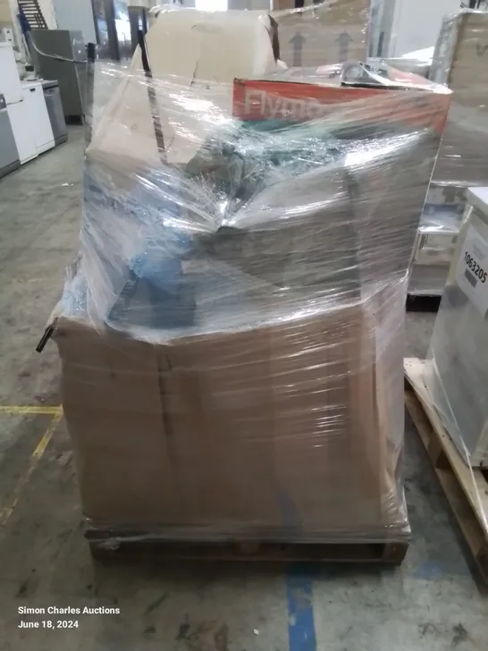 PALLET OF APPROXIMATELY 27 UNPROCESSED RAW RETURN HOUSEHOLD AND ELECTRICAL GOODS TO INCLUDE;