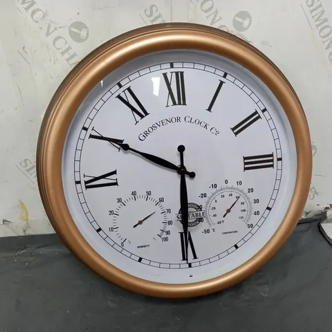 GROSVENOR CLOCK CO 3 DIAL CLOCK