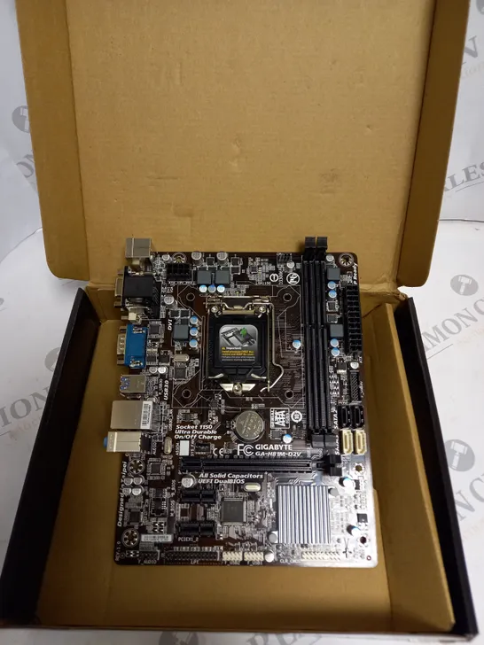 BOXED GIGABYTE GA-H81M-D2V MOTHERBOARD