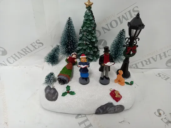 DESIGNER FESTIVE LED CHRISTMAS SCENE WITH MUSIC RRP £24.99