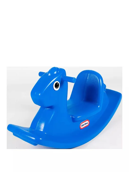 BOXED LITTLE TIKES ROCKING HORSE - BLUE RRP £33