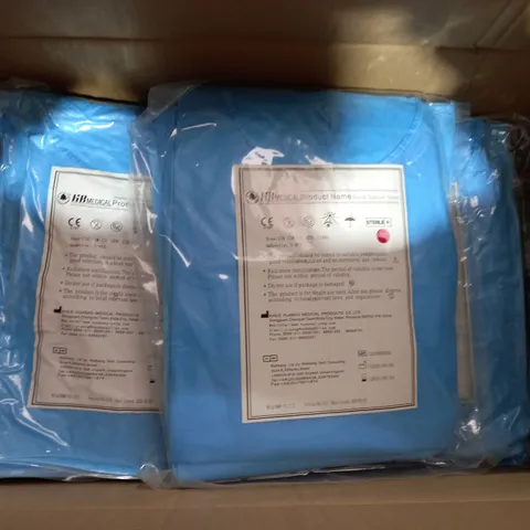 BOXED SET OF HIK MEDICAL STERILE ISOLATION GOWNS - XL