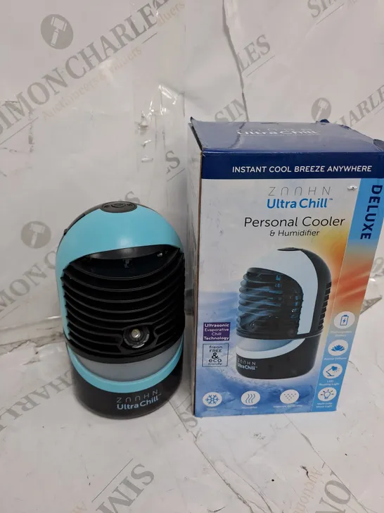 BOXED ZUUHN UTRACHILL PERSONAL COOLER & HUMIDIFIER 