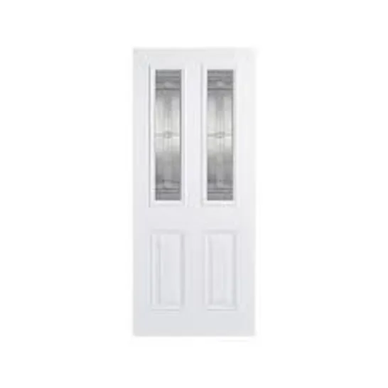 BOXED MALTON GRP 2-PANEL GLAZED EXTERNAL DOOR - WHITE 