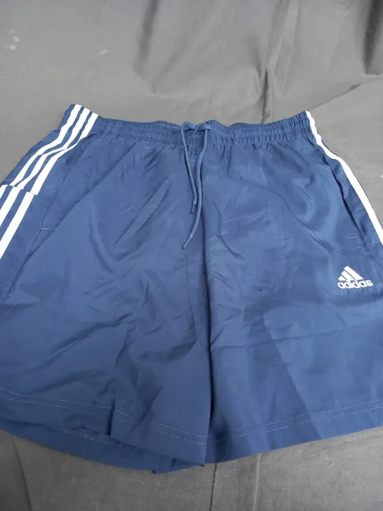 ADIDAS BLUE SWIMMING SHORTS - LARGE