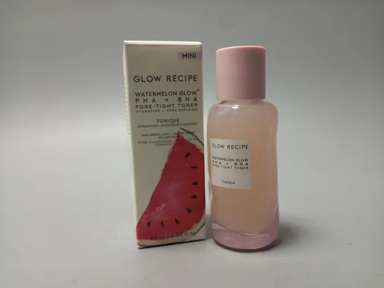 BOXED MINI GLOW RECIPE WATERMELON GLOW PHA + BHA PORE-TIGHT TONER (40ml)