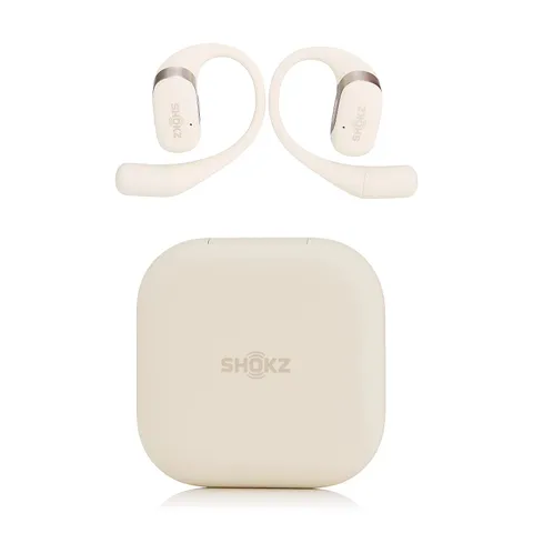 SHOKZ OPENFIT OPEN-EAR TRUE WIRELESS EARBUDS BEIGE 