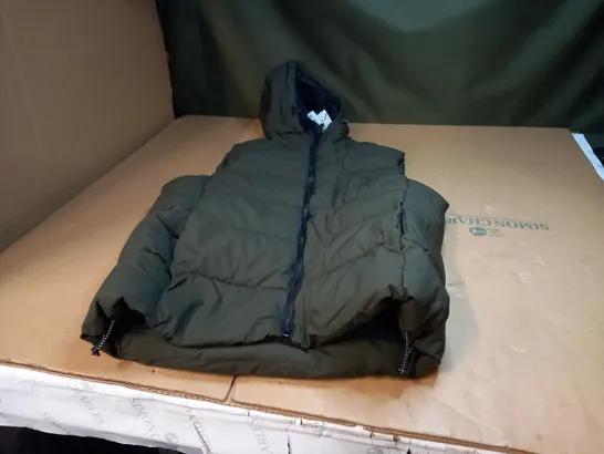 GILLY HOODED PUFFER JACKET - SIZE SMALL