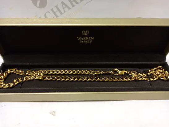 WARREN JAMES CUBAN CHAIN (GOLD)