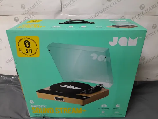 BOXED JAM BLUETOOTH SOUND STREAM+ TURNTABLE