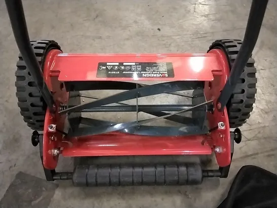 UNBOXED SOVEREIGN 30CM PUSH CYLINDER  LAWNMOWER