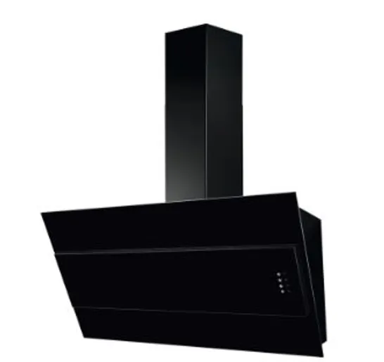 ZANUSSI CHIMNEY HOOD 90CM BLACK MODEL ZFVX19K RRP £317