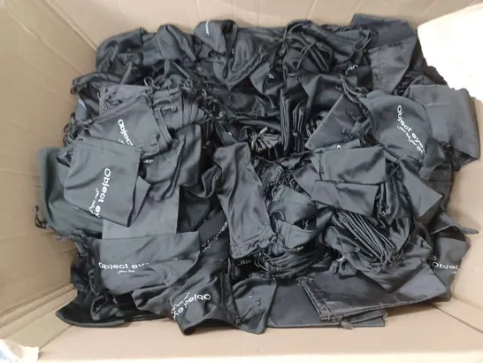 APPROXIMATELY 100 EYEWEAR POUCHES BLACK