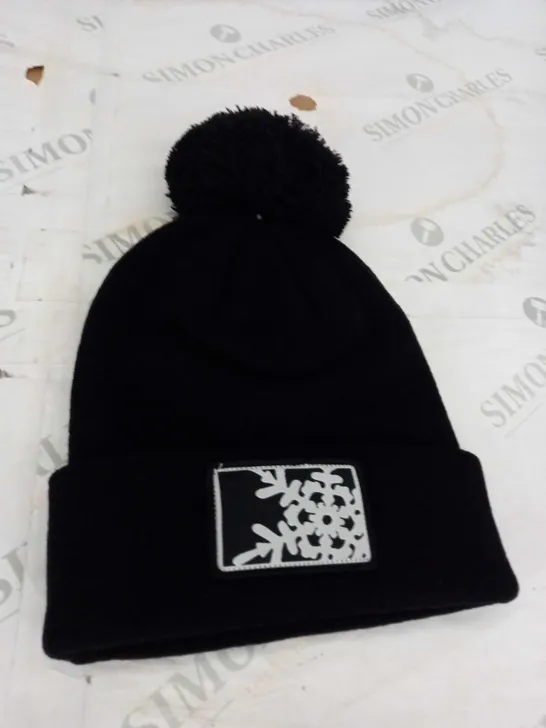 THE FROST WEAR BLACK WINTER HAT 