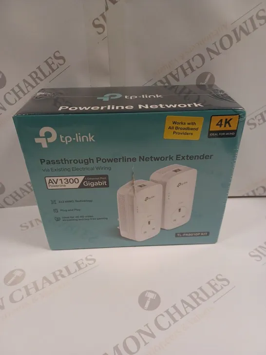 BOXED SEALED TP-LINK AV1300 PASSTHROUGH POWERLINE NETWORK EXTENDER 