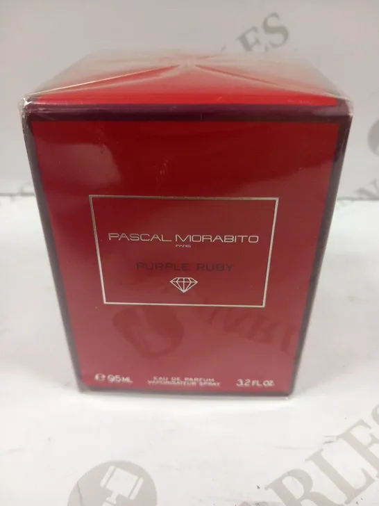 BOXED AND SEALED PASCAL MORABITO PARIS PURPLE RUBY EAU DE PARFUM 95ML