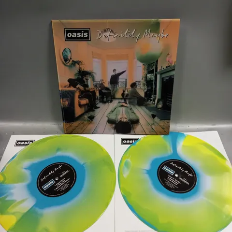 OASIS DEFINITELY MAYBE 30TH ANNIVERSARY LENTICULAR SLEEVE LIMITED EDITION VINYL - 13283/15000